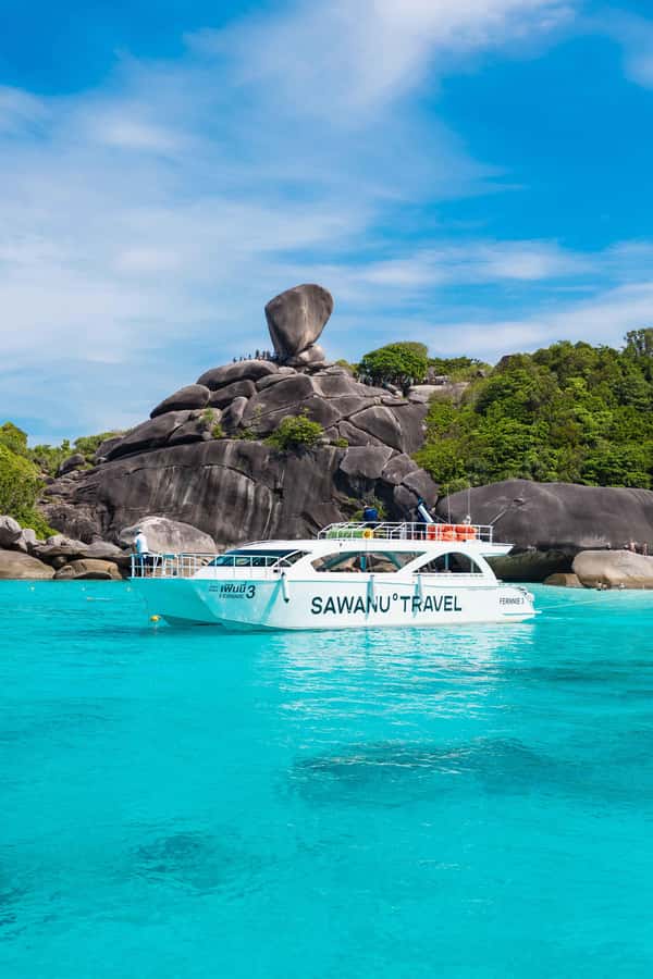 Phuket: Similan Islands Tour by Premium Speed Catamaran - Ko Bangu, Island No. 9, and the first swim
