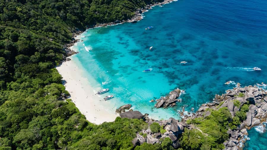 Phuket: Similan Islands Tour by Premium Speed Catamaran - Miang Island, Island No. 4, and the second reef stop