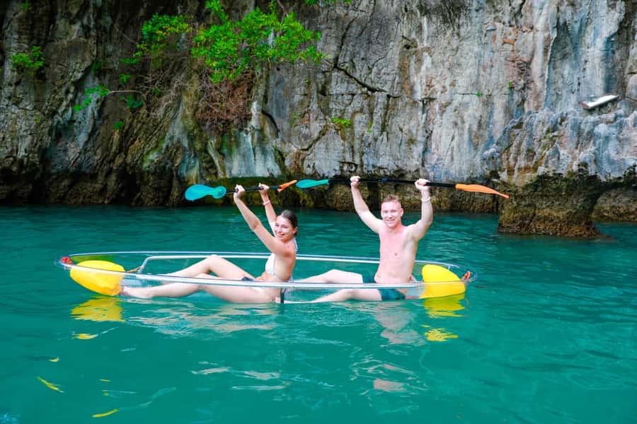 Phuket: Ultimate Phi Phi & Maya Bay Speed Catamaran Tour - The two-storey catamaran ride