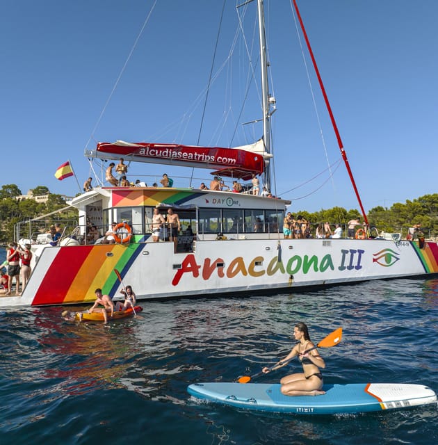 Port d'Alcudia: North Coast Catamaran Cruise with Meal - The north coast from the water