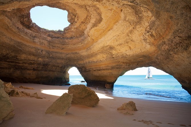 Portimao: Benagil Caves & Coastline - Catamaran - Algar Seco and the Algarve’s carved shoreline