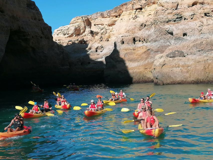 Portimão: Private Benagil Caves Catamaran and Kayak Tour - Swimming and resting are built into the rhythm