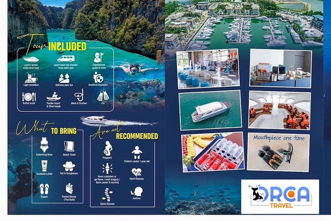 Premium Phi Phi, bamboo island tour Speed Catamaran - Lok Samah Bay and Pi Leh Lagoon