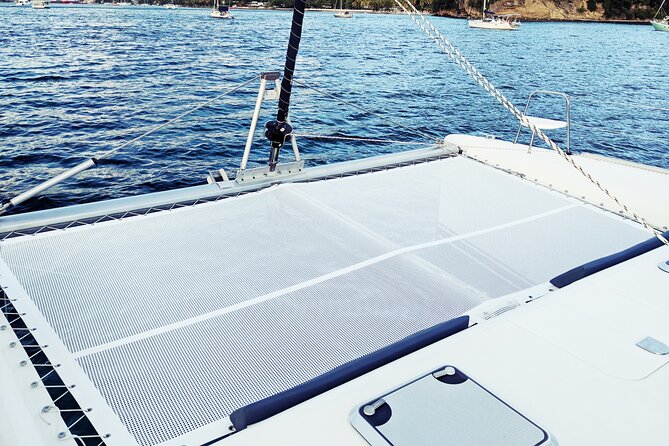 Private 6 Hrs 47 ft. Catamaran Snorkel & Cielo Charter (30p. max) - Lunch, snacks, and the open bar