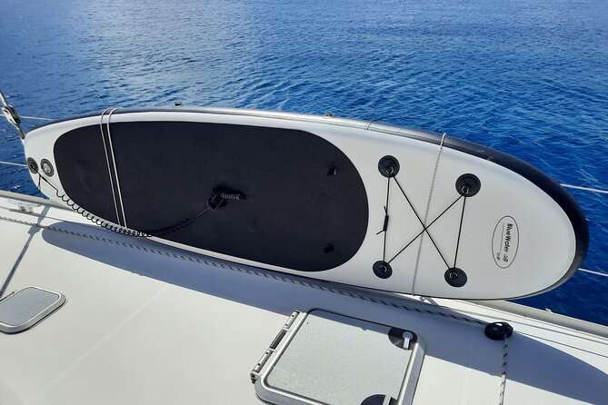 Private 6 Hrs 47 ft. Catamaran Snorkel & Cielo Charter (30p. max) - Music, shade, and time between water stops