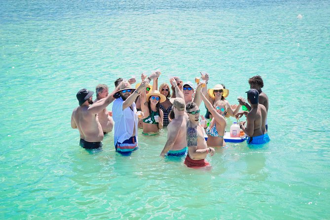 Private Catamaran Booze Cruise & Snorkeling - The natural pool and sandbar stop