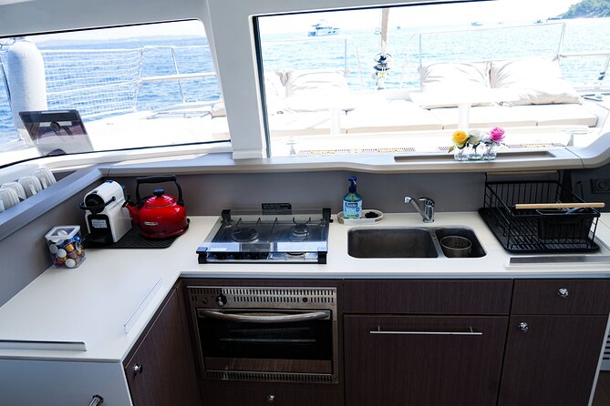 Private catamaran cruise, Lérins Islands, Antibes , Cannes - Working with Jean Christophe and Elaina