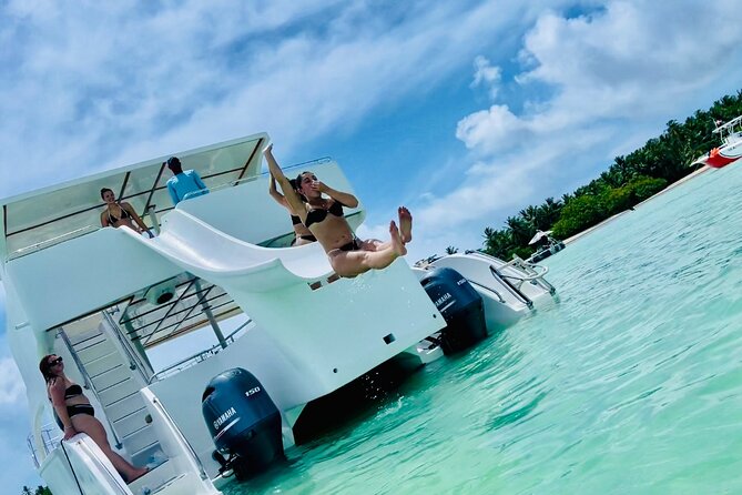 Private Catamaran Cruise with Slide & unlimited drinks - A private boat day from Bávaro Beach