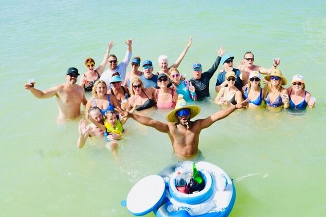 Private Catamaran Cruise with Slide & unlimited drinks - A natural pool with a party atmosphere