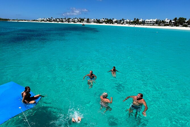 Private Catamaran Excursion in Anguilla with its Turquoise Waters - Sailing Toward Anguilla’s Turquoise Water