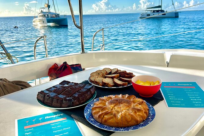Private Catamaran Excursion to Sint Maarten with Snorkeling - Breakfast with the coast opening up