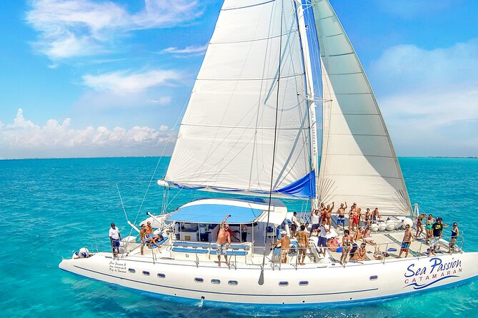 Private Catamaran from Cancun to Isla Mujeres | For up to 100 pp - Playa Norte is the relaxed second stop