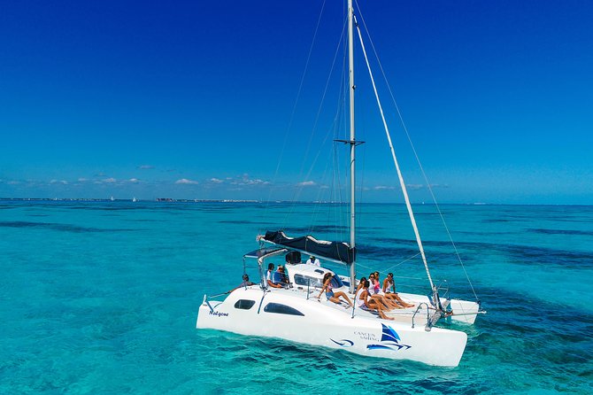 Private Catamaran from Cancun to Isla Mujeres for up to 13 People - Choosing between four hours and seven