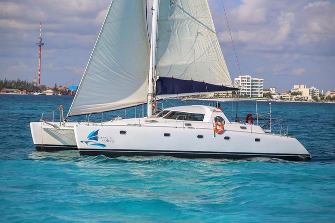 Private Catamaran from Cancun to Isla Mujeres | For up to 40 pp - Who will enjoy this boat day most?
