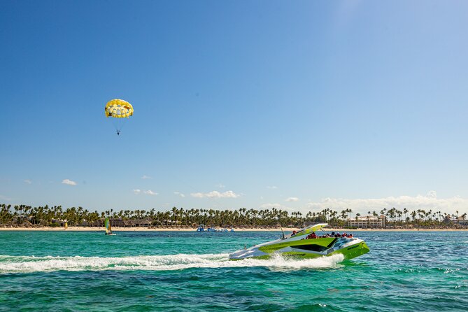 Private Catamaran + Private Parasailing - up to 20 passengers - Flying above the Bavaro coast