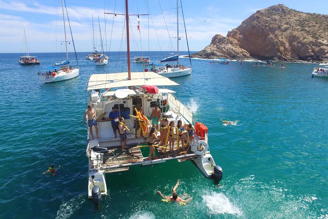 Private Catamaran Snorkeling Cruise in Los Cabos - Santa Maria Bay is the main water stop
