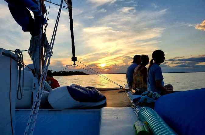 Private Catamaran Sunset Cruise with Dolphin watching - Sunset views without a crowded deck