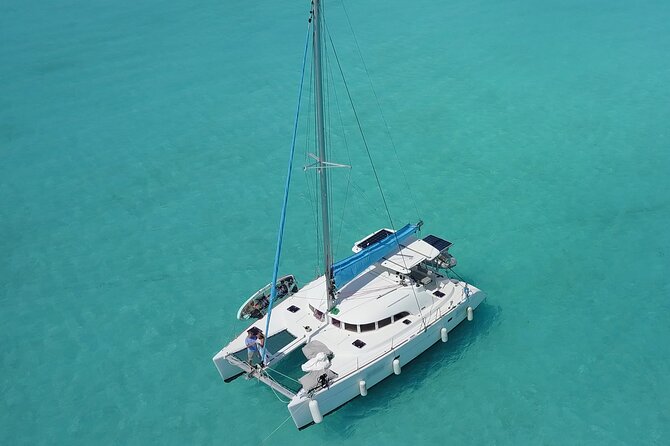 Private Catamaran Swim sail snorkel cliff jumping SUP - Cliff jumping, snorkeling, and swimming choices