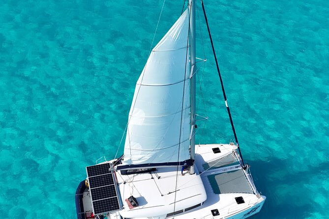 Private Catamaran Tour Super to Isla Mujeres - From Playa Tortugas to open Caribbean water