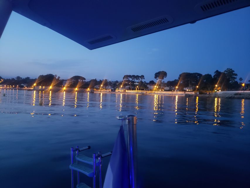 Private catamaran trip in the Bay of Juan les Pins at sunset - A quiet way to see the Riviera from the water
