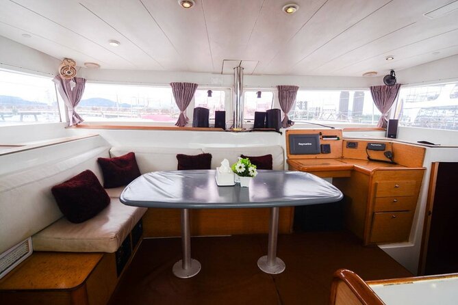 Private Catamaran Yacht to Maiton and Coral with sunset cruise - Private space, shared decisions