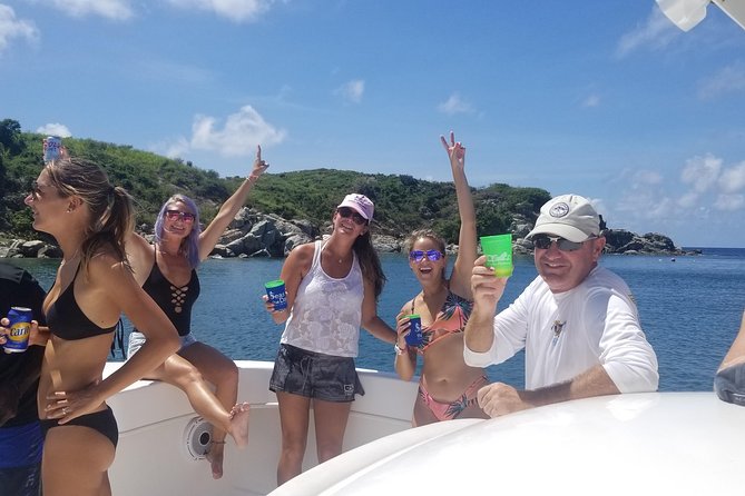 Private Fast Power Catamaran. Full or Half Day for Beach Hopping, Snorkel & Swim - Trunk Bay, Scott Bay, and Maho Bay