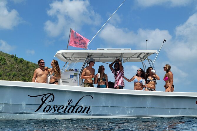 Private Fast Power Catamaran. Full or Half Day for Beach Hopping, Snorkel & Swim - Magens Bay and the limits of the sample route