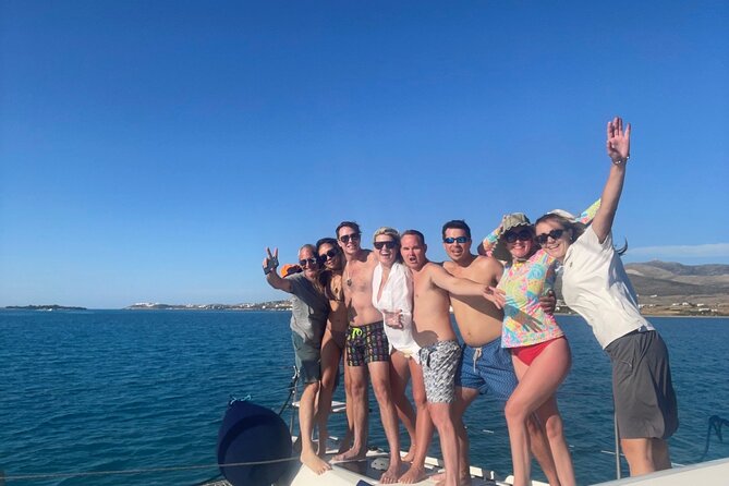 Private Full Day Catamaran Cruise from Paros with Lunch - Panteronisi and the bright shallow water
