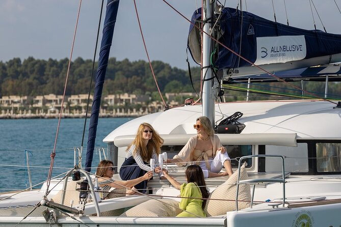 Private Full Day Cruise in Corfu on Lagoon Catamaran - Strogylo Beach brings the first long swim