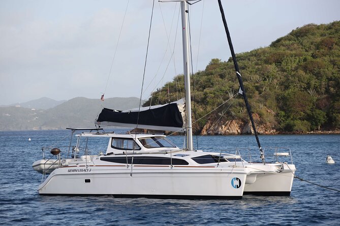 Private Full Day, Fun Day Aboard SY Mazu - Luxury Gemini Legacy Catamaran - Lovango Cay, with lunch on your own
