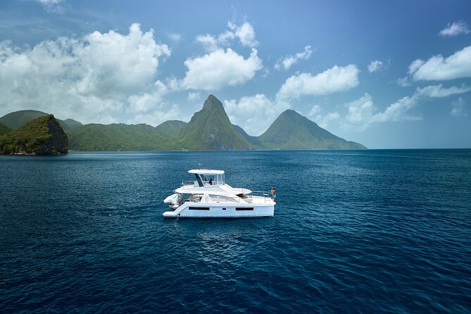 Private Full Day Luxury Catamaran Excursion - Boarding at Rodney Bay Marina at 8:30 a.m.
