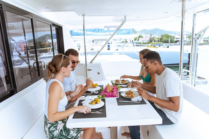 Private Full Day Luxury Catamaran Excursion - Optional land stops and the limits of the base tour