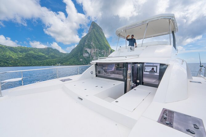 Private Full Day Luxury Catamaran Excursion - The Pitons from the Caribbean