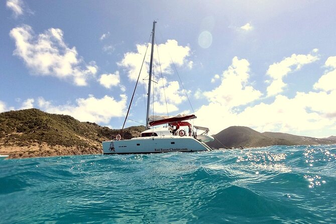 Private Full-Day Luxury Sailing Catamaran Charter in Sint Maarten - A charcoal barbecue with real choices