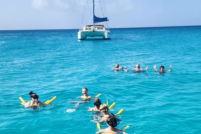 Private Full-Day Luxury Sailing Catamaran Charter in Sint Maarten - Drinks, snacks, and the open bar