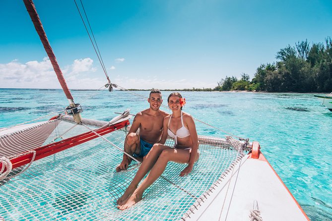 PRIVATE Half Day Tour : Moorea Snorkeling & Sailing on a Catamaran named Taboo - Snorkeling with rays, sharks, and tropical fish