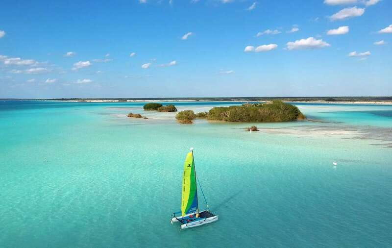 Private Hobie Cat Sailing Tour - Why a small Hobie Cat suits Bacalar Lagoon