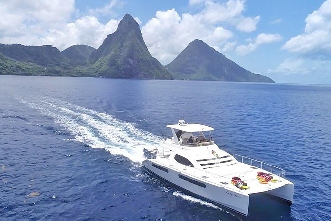 Private Luxury Catamaran Cruise in St. Lucia - Setting out from Castries on Lady Anne