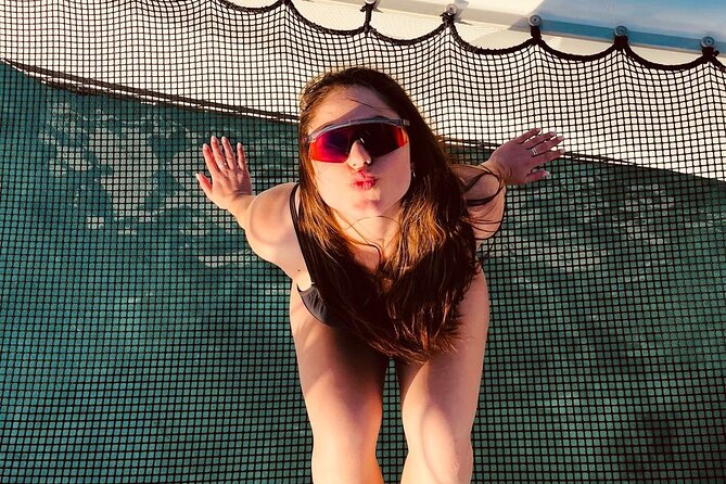 Private Mykonos Catamaran Day Cruise with Meals & Water Toys - Stop three: Rineia and the best water time
