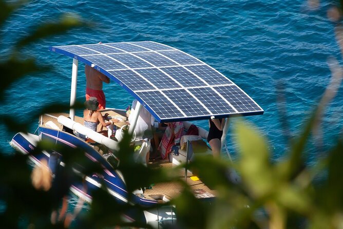 Private Solar Catamaran Cruise in Antibes Juan les Pins - Hotel Belles Rives and the glamour of the Riviera