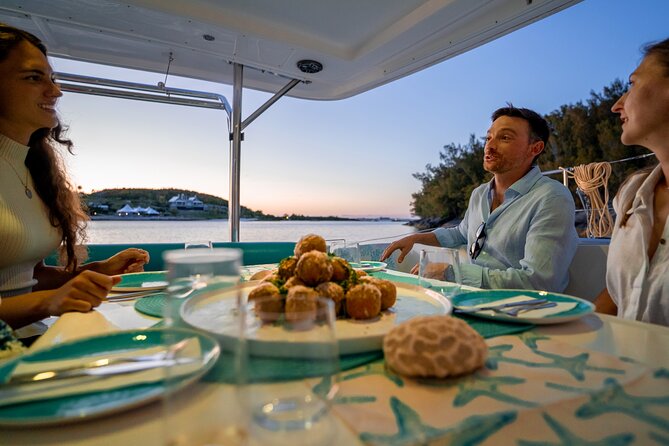 Private Sunset Charter on Elusive Catamaran - Planning the meal, drinks, and sunset service