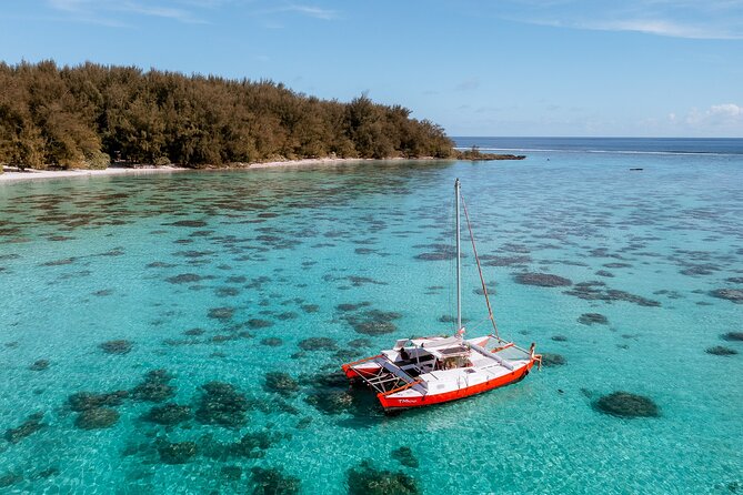PRIVATE Sunset Tour: Moorea Snorkeling on a Catamaran named Taboo - Drinks and tropical fruit on the water