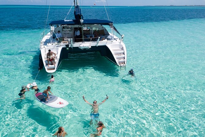 Puerto Morelos Secret Sandbar Catamaran Sail - Lunch, drinks, and what you actually receive