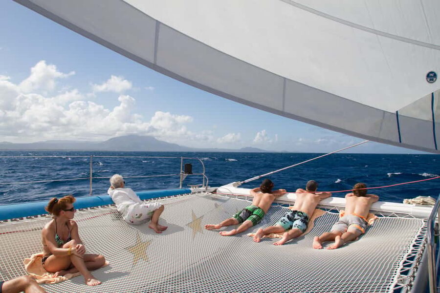 Puerto Plata: Catamaran Snorkeling Trip w/ Buffet & Open Bar - Lunch, swimming, and the second water stop