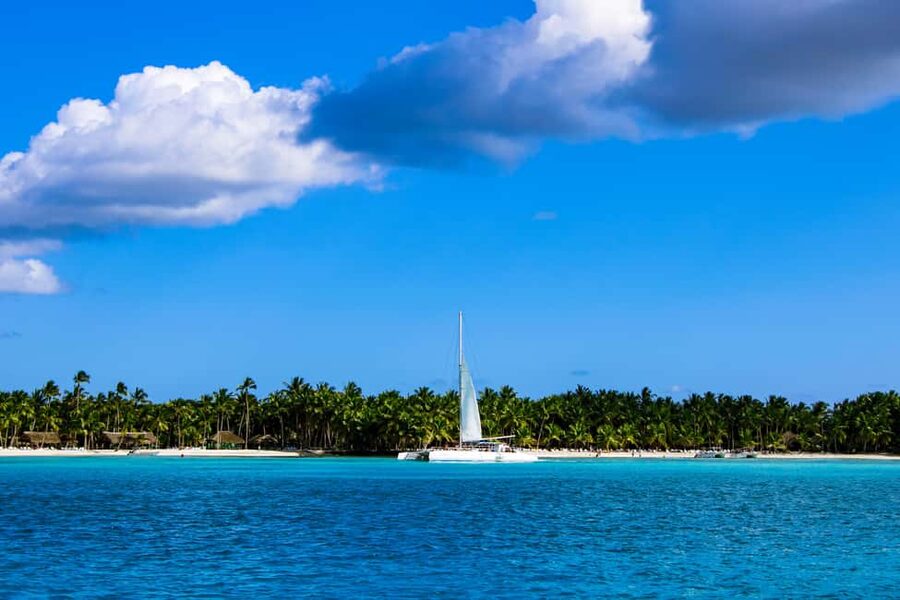 Punta Cana: Catamaran Boat to Saona Island with Buffet Lunch - The natural pool offers the best swim