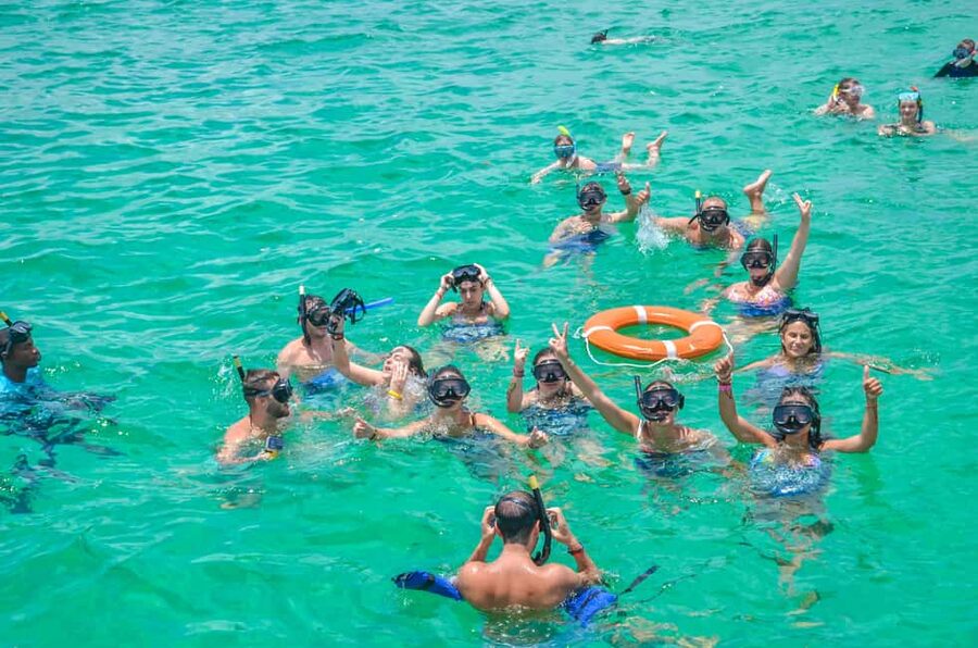 Punta Cana: Catamaran Family Tour - On board: music, drinks, and room for families