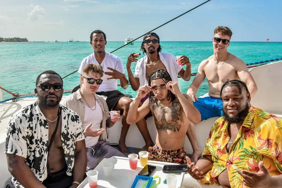 Punta Cana Catamaran Party Boat (Adults Only) - The coral reef snorkeling stop