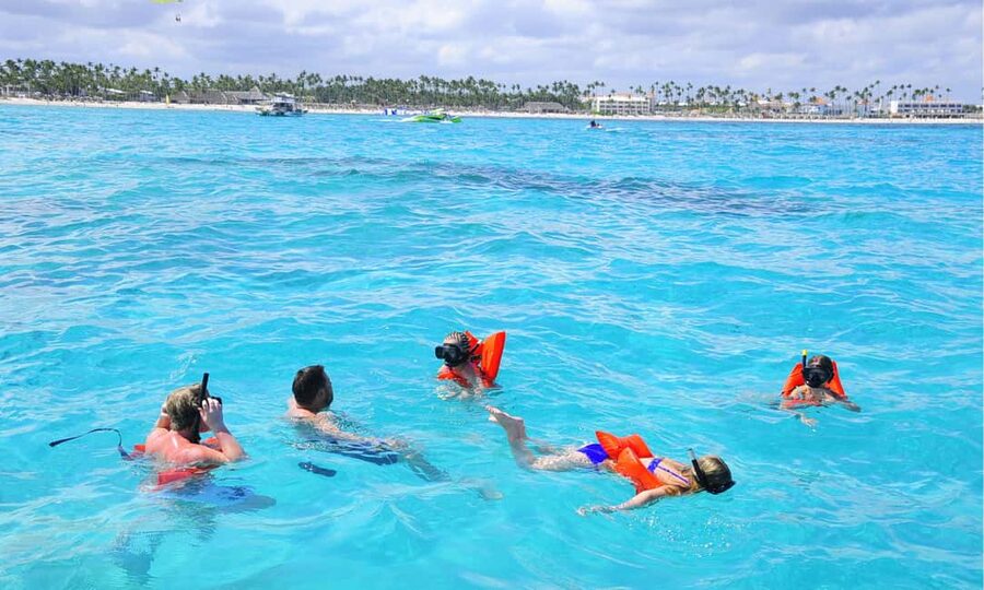 Punta Cana: Catamaran Tour with Reef Snorkeling and Open Bar - Snorkeling over a fish-filled reef