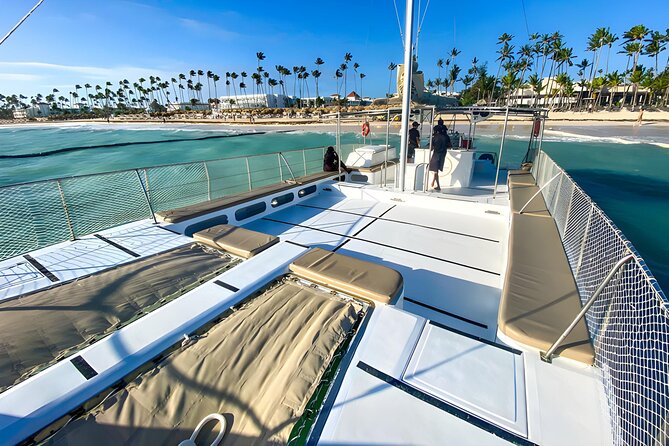 Punta Cana Private Catamaran with Snorkeling, Lunch & Open Bar - A calm natural pool breaks up the boat time
