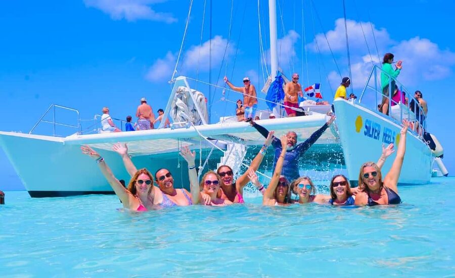 Punta Cana: Saona Island Catamaran Adventure with Lunch - The natural pool is more than a quick photo stop